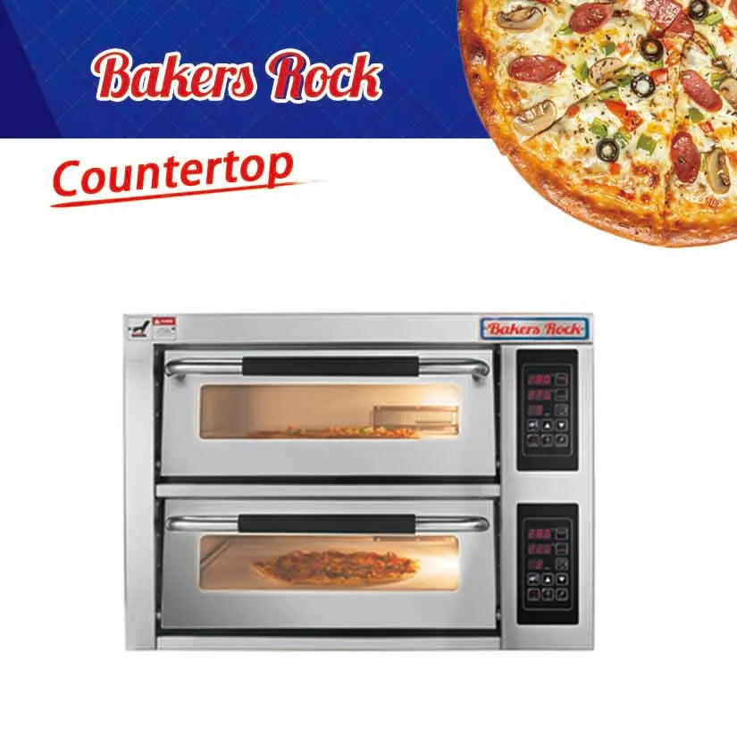 Electric Deck Oven for Cafeteria New Pizza Deck Oven for Pizza Shop Fast Baking Equipment Factory Bakery Machine Pizza Deck Oven MegaBDM
