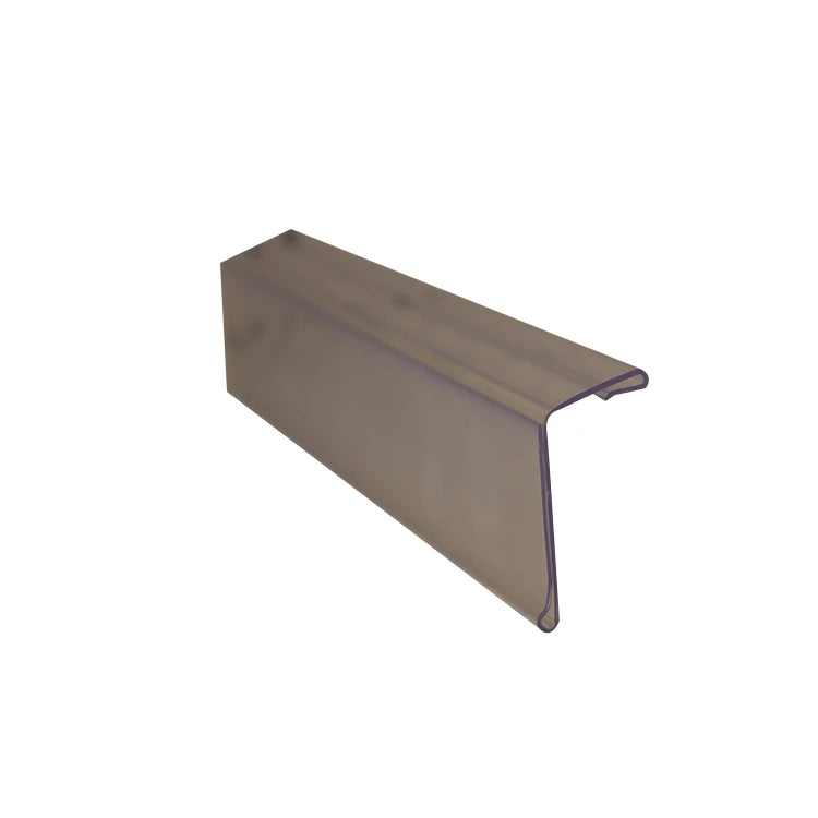 Clear PVC Plastic Extrusion Profile Plastic Strip Price Label Holder Price Label Shelf Talkers of Supermarket Shelves