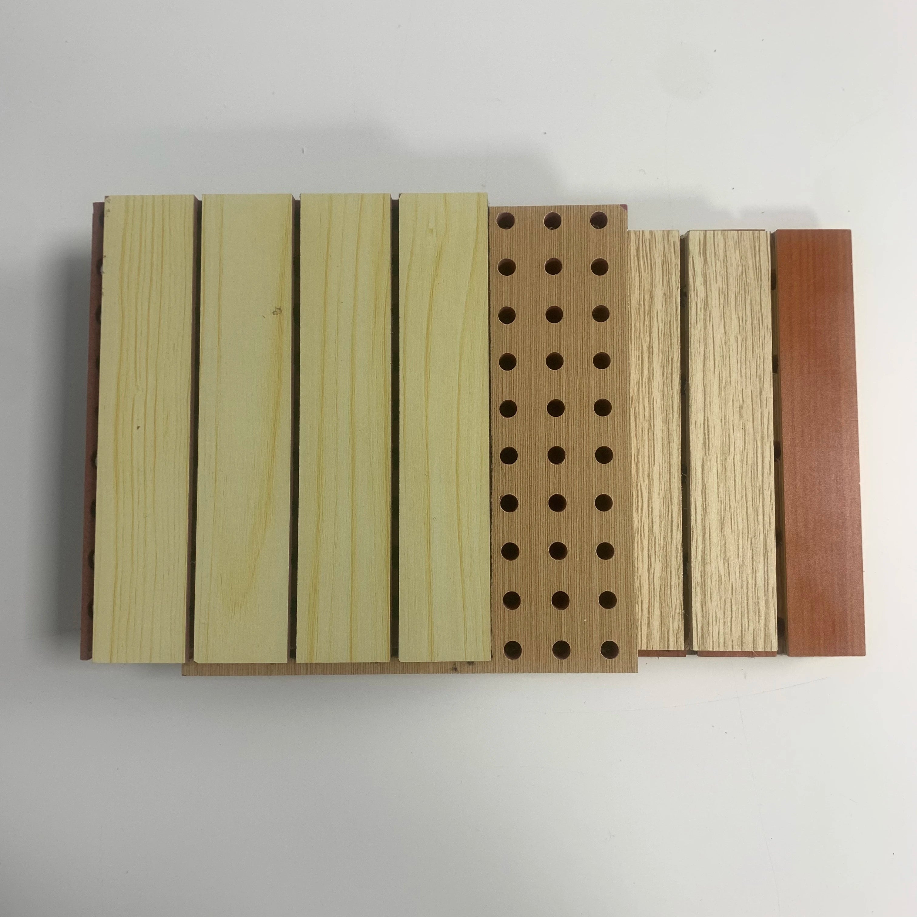 Hot Selling Customizable Modern Design Acoustic Panels Veneer Finish Soundproof Wall Board for Hotels High Frequency Sound