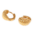 Wholesale Luxury Sterling Silver 925 Jewellery Hoop Earring Cc Stud Earrings Gold Croissant Earrings