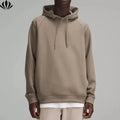 Custom Logo Men's Polyester Drawstring Blank Pullover Casual Hoodies With Hand Pockets