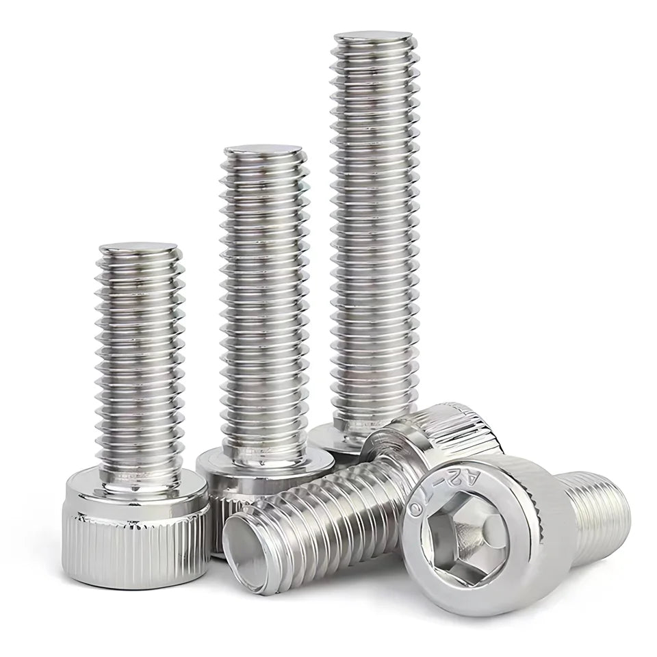 High Strength A2 70 Stainless Steel Hex Bolt DIN912 Model Various Sizes for Industrial Use Available 20mm 25mm 40mm