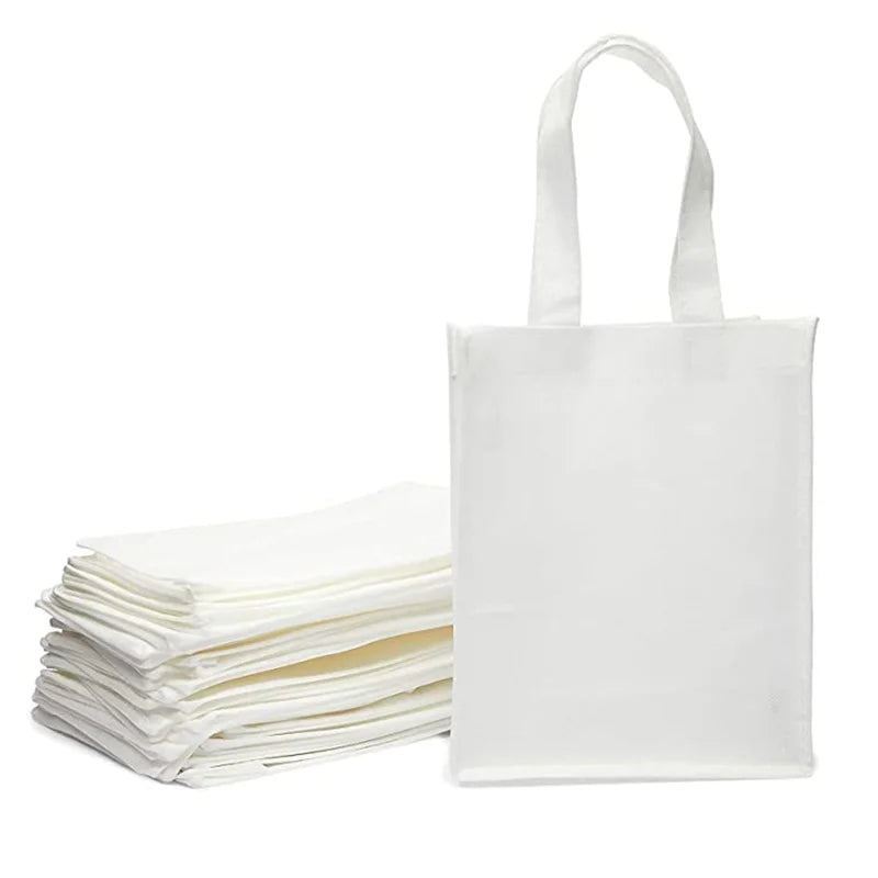 Qualisub Personalized A4 Size Non Woven Tote Bag Sublimation Non Woven Tote Bag Blanks Perfect No Woven Shopping Tote Bags