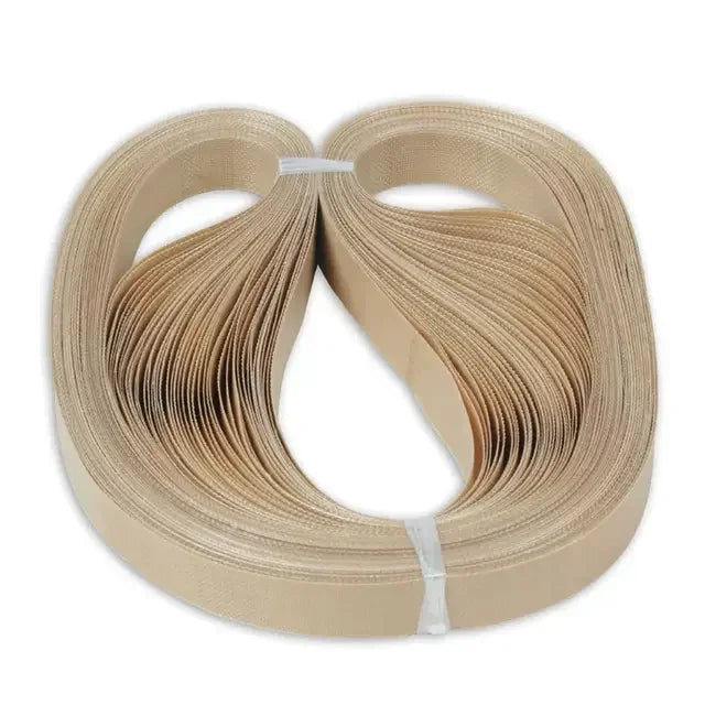 FONFAR  High Temperature Resistant PTFE Coated Silicone Tape Die Cut for Continuous Sealing in Bag Sealers