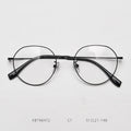 Women Fashional Metal Round Ultralight Pure Titanium Glasses Frame for Prescription Lenses Myopia and Presbyopia