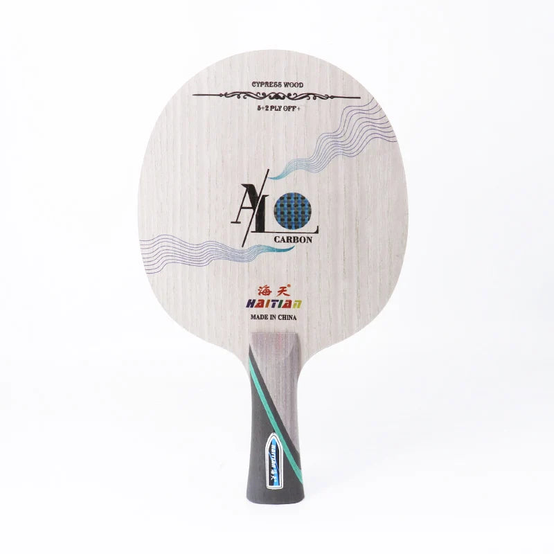 Haitian Blue and Black  ALC Table Tennis Blades Custom Students Pingpong Paddle