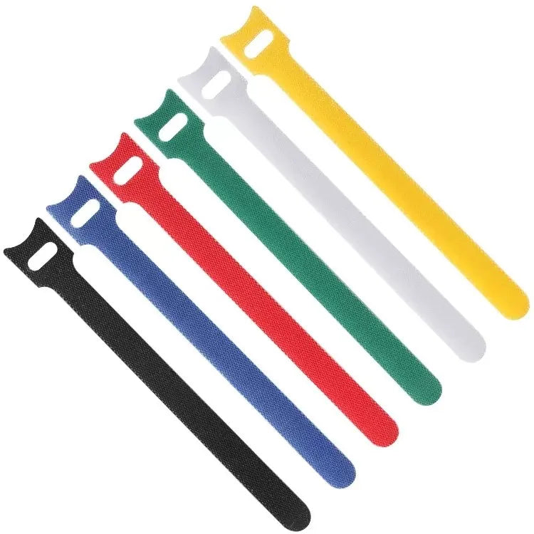 Fastening Tape Double Side Back to Back Reusable Nylon Adjustable Self Locking Hook and Loop Cable Ties Straps Wires Cords