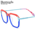 Borregls Acetate Titanium Glasses Frame Men 2025 New Vintage Brand Designer Square Eyeglasses Women Optical Eyewear 185786
