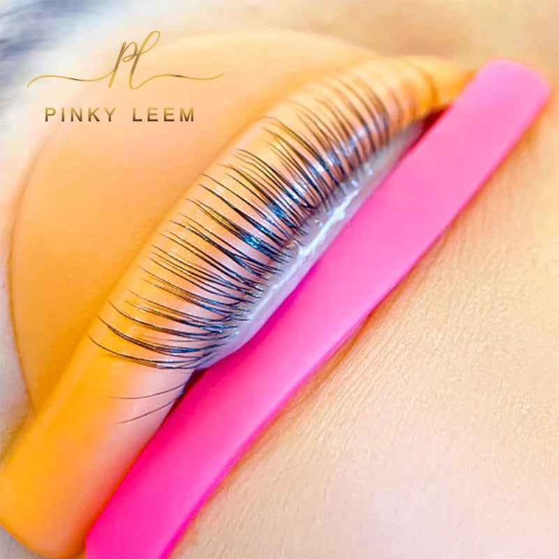 Pinky leem  No Glue Silicone Lash Lift Rods 5 Pairs Lash Lift Silicone Pads Soft Reusable Lash Lift and Tint Tool