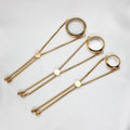 20mm 25mm 30mm Stainless Steel Glass Locket Bracelet Gold Color Living Memory Locket Bracelet for Floating Locket Charm