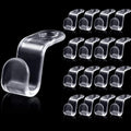 Clothes Hanger Connector Hooks Hanger Extender Clips Cascading Connection Hooks Outfit Hangers or Clothes Closet 24 Pieces