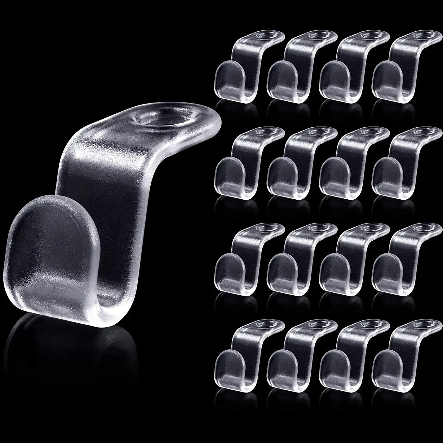 Clothes Hanger Connector Hooks Hanger Extender Clips Cascading Connection Hooks Outfit Hangers or Clothes Closet 24 Pieces