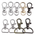 Factory Wholesale Small Fashion Safety Swivel Snap Hook Custom Metal Zinc Alloy for Dog Leash Wallet Keychain