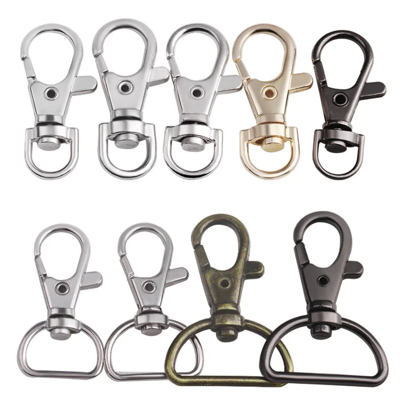 Factory Wholesale Small Fashion Safety Swivel Snap Hook Custom Metal Zinc Alloy for Dog Leash Wallet Keychain