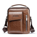 Single Shoulder Portable Men's Cross-body Bag Casual Leather Bag Support LOGO Customization Messenger Bag