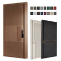 European Style Villa Outdoor Entry Doors Exterior Wooden Engineering Doors for House Entry Doors