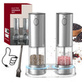 Automatic Rechargeable Electric Stainless Steel Rose Salt Pepper Grinder Eco-Friendly Dishwasher Safe Wireless Home Kitchen Use MegaBDM