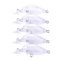 Wholesale CB030-0 5cm 4.2g ABS Hard Plastic Bait Unpainted Blank Crankbait Fishing Lures