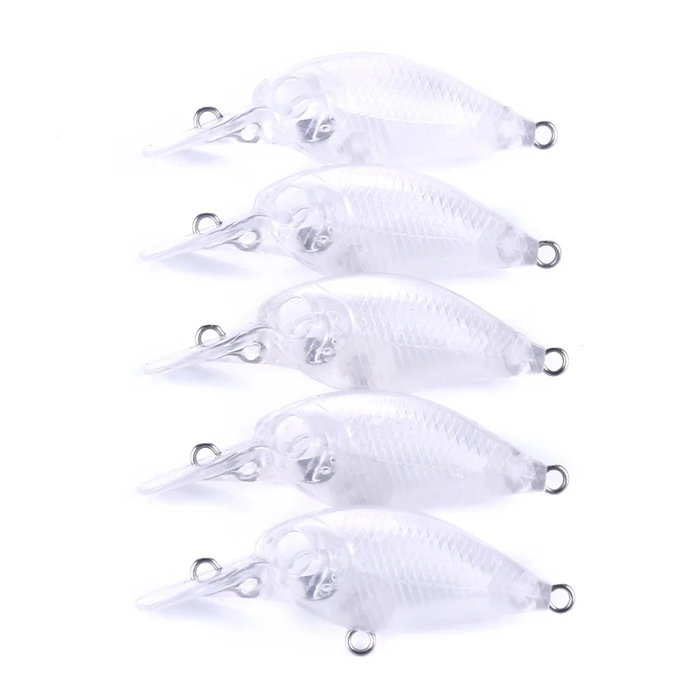 Wholesale CB030-0 5cm 4.2g ABS Hard Plastic Bait Unpainted Blank Crankbait Fishing Lures