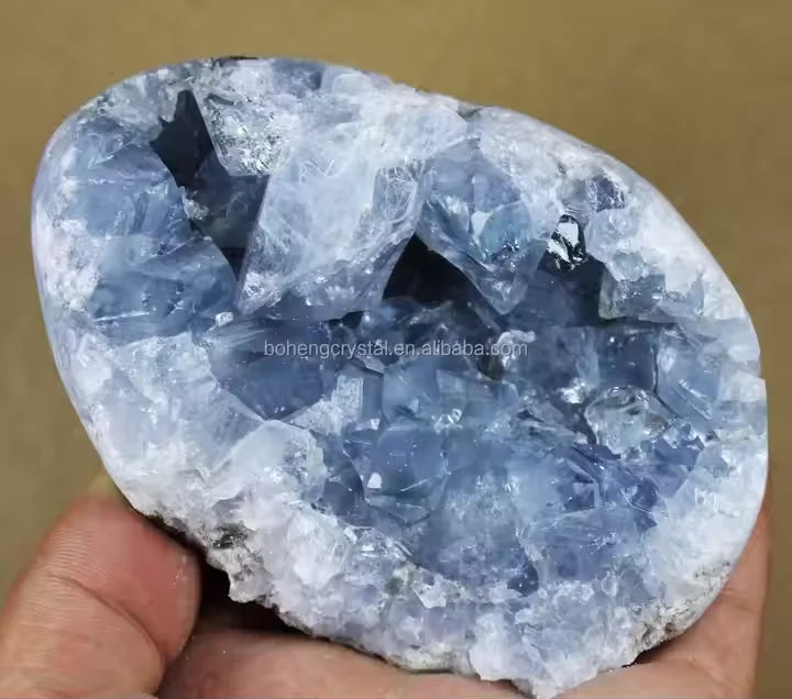 Bilk Price Crystal Gemstone Celestite Cluster Egg Blue Crystal Mineral healing Kyanite Specimen rough stone for home decoration