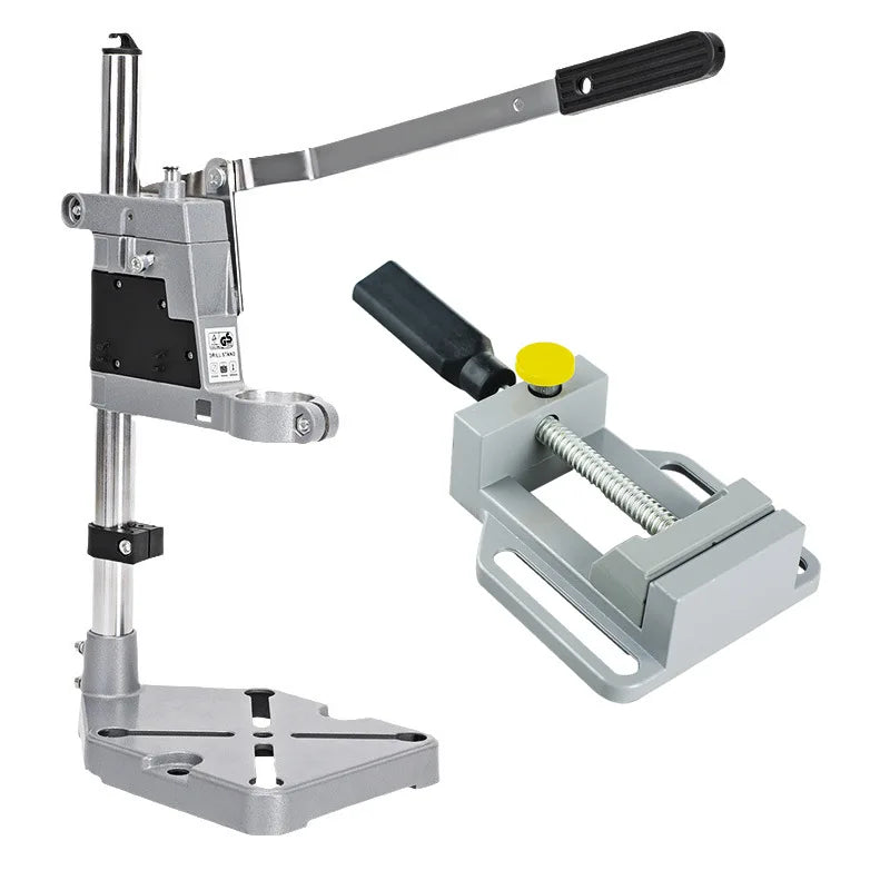 Desk Table Woodworking Use Light-Duty Aluminum Alloy Drill Rod Clamps Bench Drill Bracket Quick Release Angle Grinder Bracket
