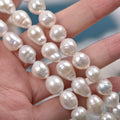 DIY Jewelry Accessories 10-12mm Waterdrop Loose Pearls Baroque Pearl Necklace Freshwater Pearls