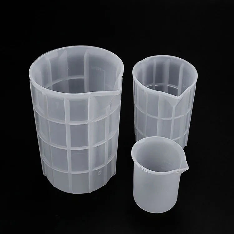 100/350ML 750ml Clear Silicone Graduated Measuring Cup for DIY Jewelry Making Measure Tools Crafts Epoxy Resin Molds Accessories