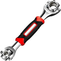 52 1 Socket Steel Wrench 360 Degree Rotating Head Universal Rubber Handle Multi-Function Tool for Home Bicycle OEM Box
