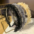 New Style Beautiful Lace Hair Band Simple Drape Hairbands for Girls Factory Wholesale