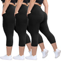 Plus Size High Waist Yoga Capris with Pockets Custom Wholesale 7/8 Leggings for Women up to 330 Lbs OEM ODM Supplier