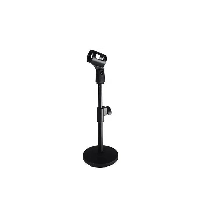 Portable Mini Desktop Metal Microphone Stand Disk Black Rayyu RX-112 Eco-Friendly Durable Design for Meeting Use Customizable