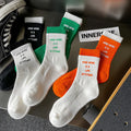 Custom Made Fashion Cotton Crew Socks Design Sports Men's logo Custom Socks