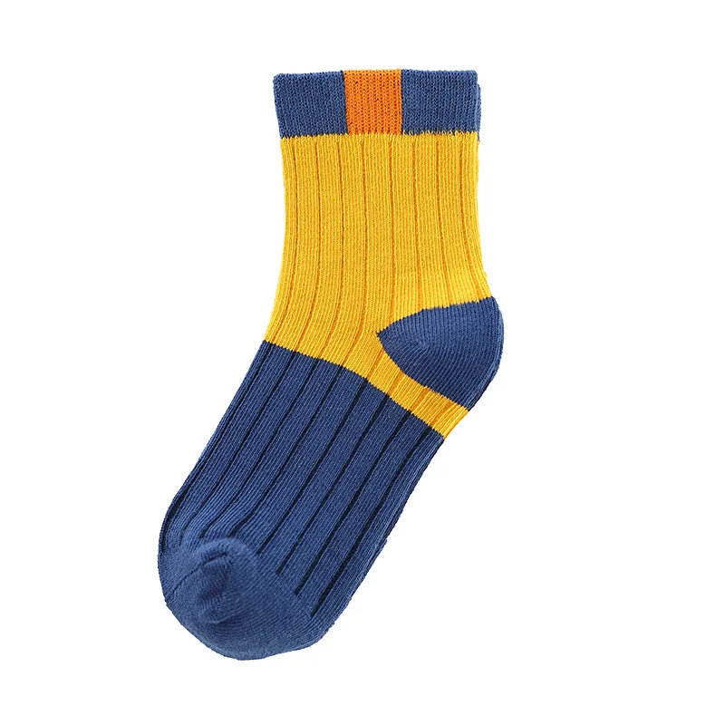 Wholesale Spring Kids Soft Cotton Floor Socks Newborn Teen Boys Cute Young Girl Japan Tube Crew Students School Shoes Socks