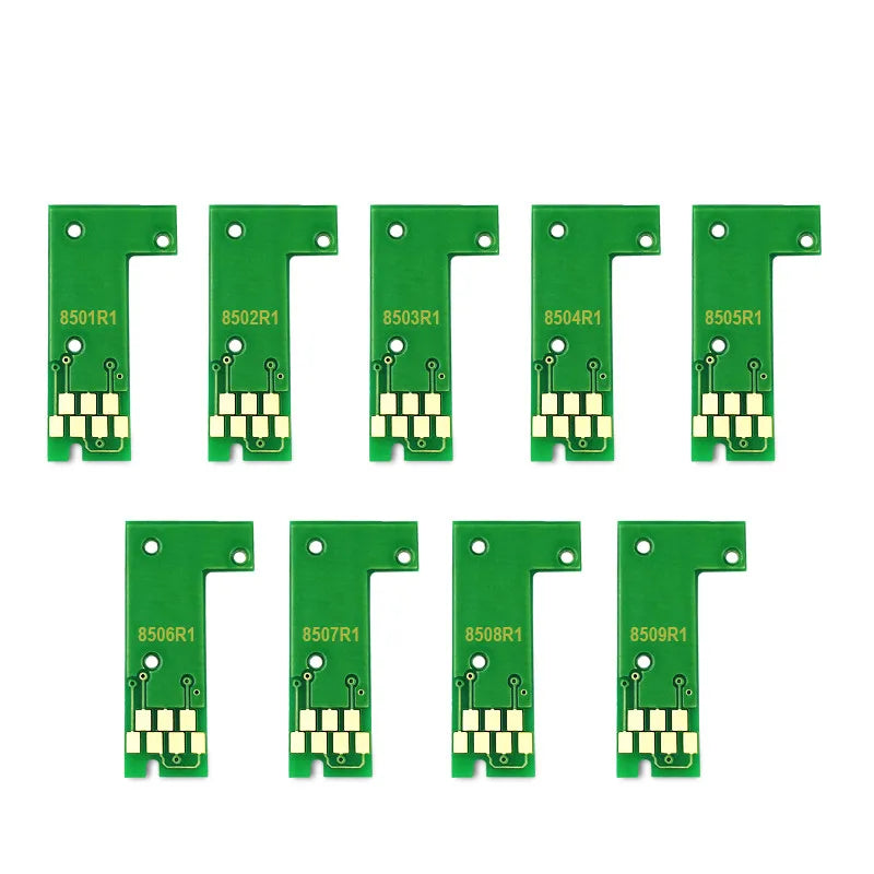 OCBESTJET T8501-T8509 Cartridge Chip Permanent Auto Reset Chip for Epson P800 Chip Printer 1Set/9Colors