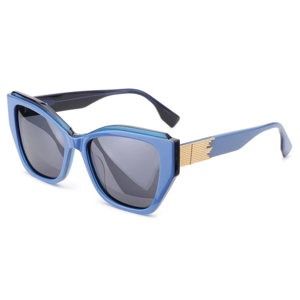 MB1108 Custom Hot Selling Style square Eyes Big Frame Sun Glass Polarized Sunglasses