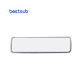 BestSub Wholesale Zinc Alloy Sublimation Blanks Custom Pin Name Badge Holder
