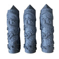 Wholesale Healing Stones Quartz Crystal Shungite Carving Dragon Points Towers Wands for Gift Decoration