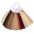 Eyebrow Extension Human Hair Colorful Sample Ring Customized Hair Extension Color Ring With All Color