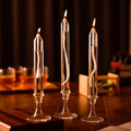 Customizable Borosilicate Glass Candle Holder and Oil Lamp Lead-Free Burners Eco-Friendly for Christmas