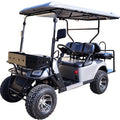 Off-road 2+2 Model Electric Golf Cart with Front Bumper Lithium Battery Color Can Customized with CE Certification