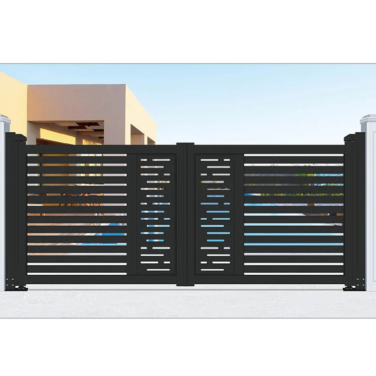 High Quality Powder Coated Aluminum Walkway Gate Design in Hot Sale