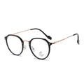 Classic Brown Glasses Frame Cat Eye Anti-Blue Light Eye Protection Diamond Small Myopia Glasses