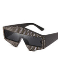 Personality Sunglasses With Diamonds Polygonal Sunglasses Novelty Oversized Glasses Big Frame Full Frame Retro Uv400 Sunglasses
