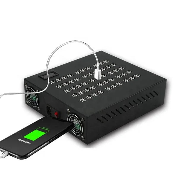 Hot Selling 100 Ports Industrial Grade Charger Station Universal Voltage 100-240V for Global Use