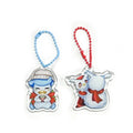 Cute Acrylic Charm Customized HD Anime Character Printed Keychain Double Sided