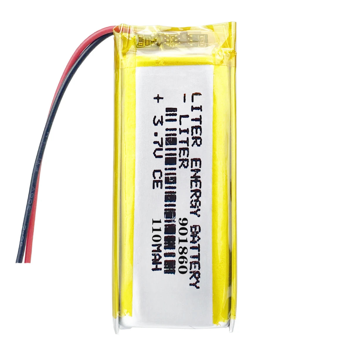 3.7V 1100mAh 901860 Polymer Rechargeable LiPo Li Lithium Battery Cell