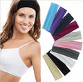 Custom American & European Style Sports Hairband Running Absorb Sweat Hairband Basketball Yo-Ga Fitness Sport Hairbands