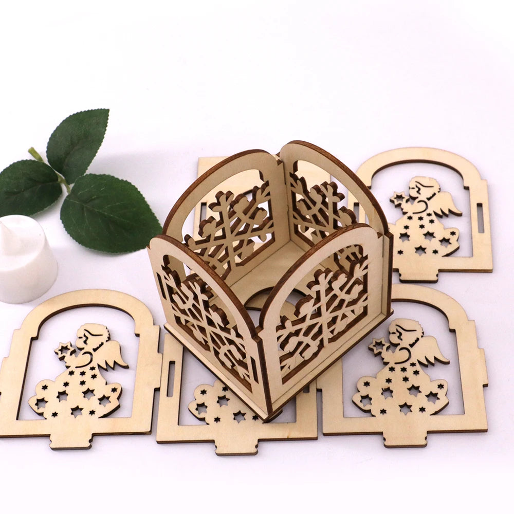 8*8 Candlestick Decoration for Christmas Candlestick Candle Holders