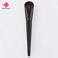 Single Black Makeup Foundation Brush Custom Private Label Crease Fluffy Synthetic Eyeshadow Brushes