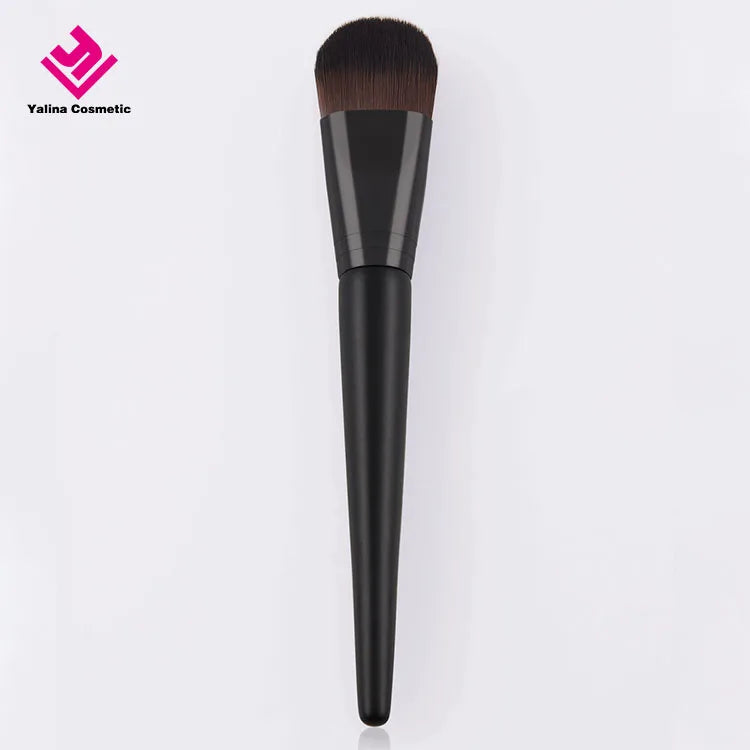 Single Black Makeup Foundation Brush Custom Private Label Crease Fluffy Synthetic Eyeshadow Brushes